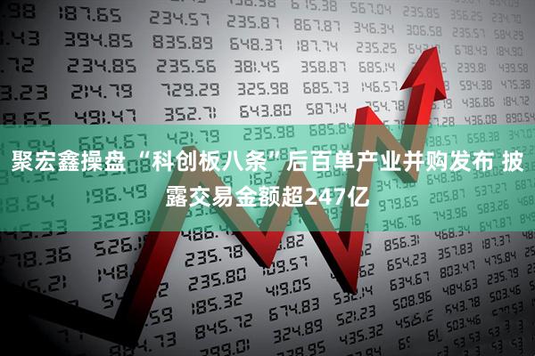 聚宏鑫操盘 “科创板八条”后百单产业并购发布 披露交易金额超247亿