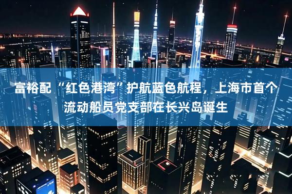 富裕配 “红色港湾”护航蓝色航程，上海市首个流动船员党支部在长兴岛诞生
